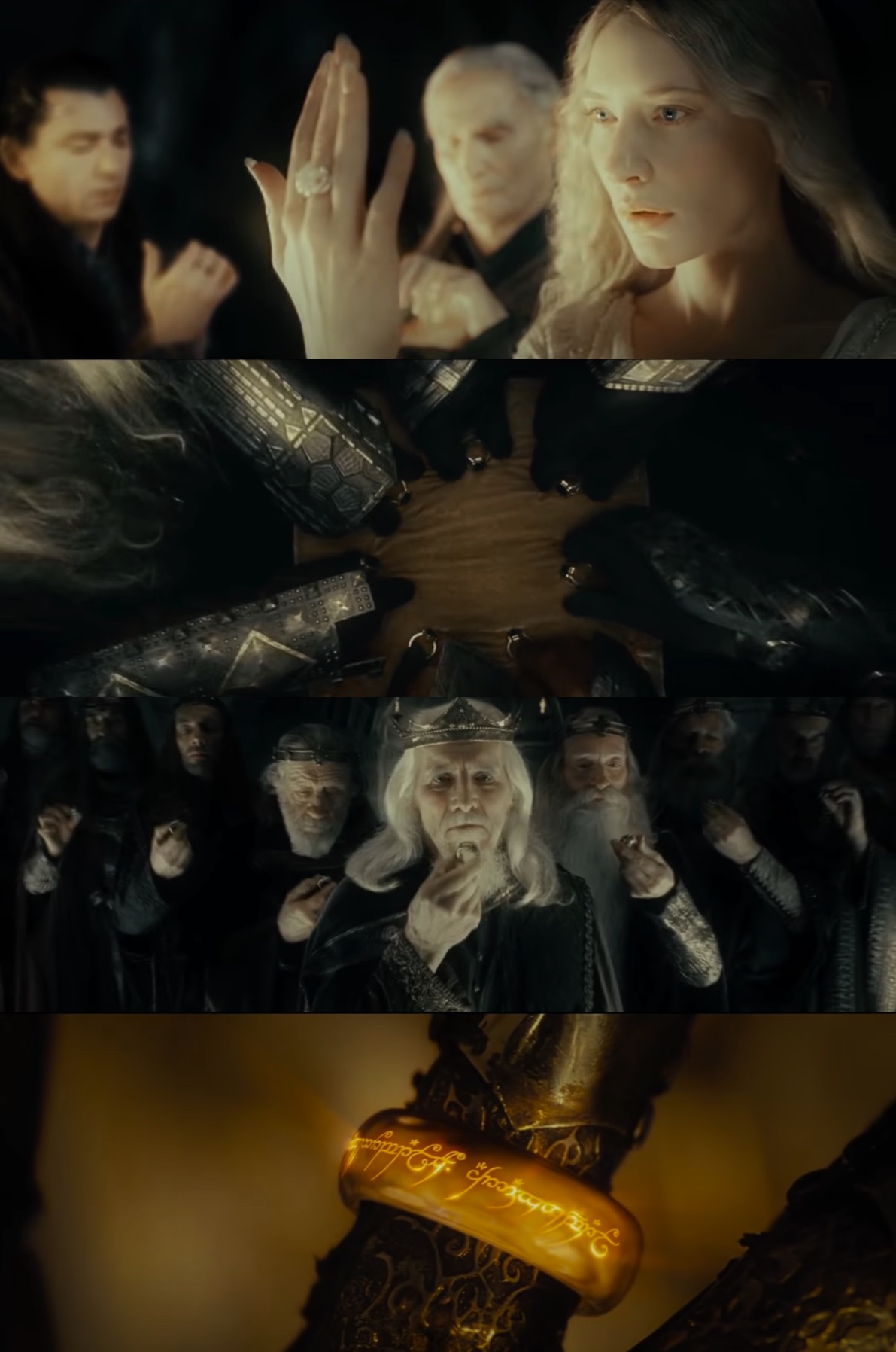 High Quality Lord of The Rings - Rings of Power - Intro Blank Meme Template