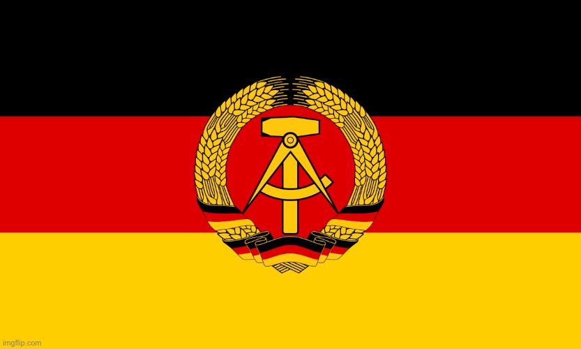 DDR flag | image tagged in ddr flag | made w/ Imgflip meme maker