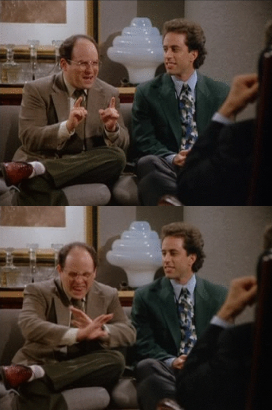 George Costanza about nothing Blank Meme Template