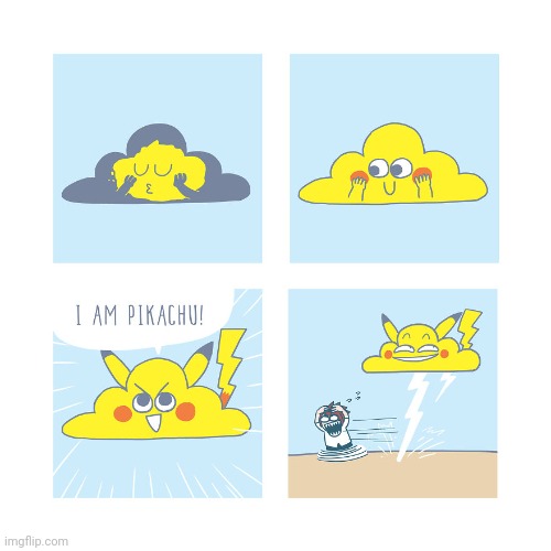 Pikachu thunderstorm | image tagged in pikachu,thunderstorm,storm,lightning,comics,comics/cartoons | made w/ Imgflip meme maker
