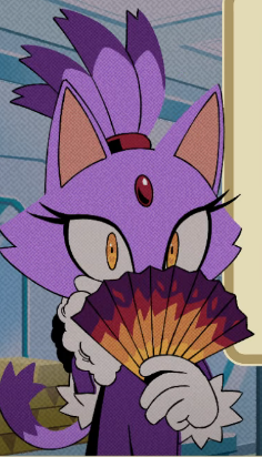 blaze hiding behind fan 0.0 Blank Meme Template