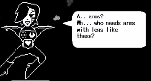 Mettaton legs Blank Meme Template