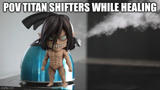 POV | POV TITAN SHIFTERS WHILE HEALING | image tagged in aot | made w/ Imgflip meme maker
