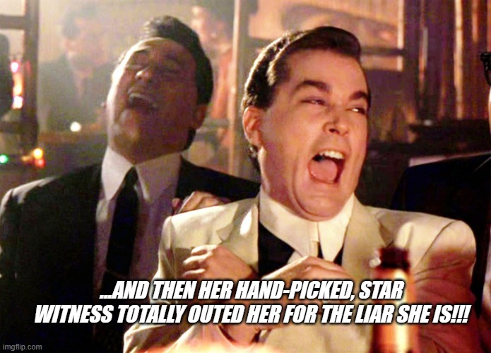 Things did not go well on Kari Lake's day in court. | ...AND THEN HER HAND-PICKED, STAR WITNESS TOTALLY OUTED HER FOR THE LIAR SHE IS!!! | image tagged in memes,good fellas hilarious | made w/ Imgflip meme maker