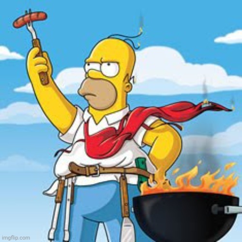 Homer BBQ | image tagged in homer bbq | made w/ Imgflip meme maker