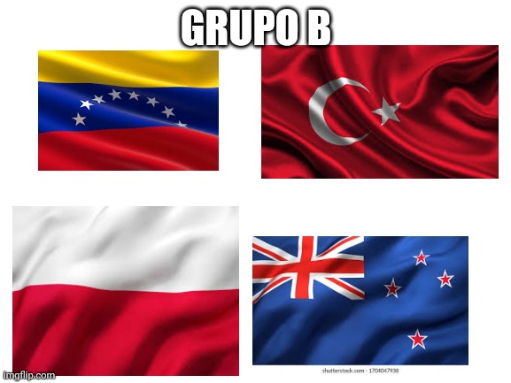 Blank White Template | GRUPO B | image tagged in blank white template | made w/ Imgflip meme maker