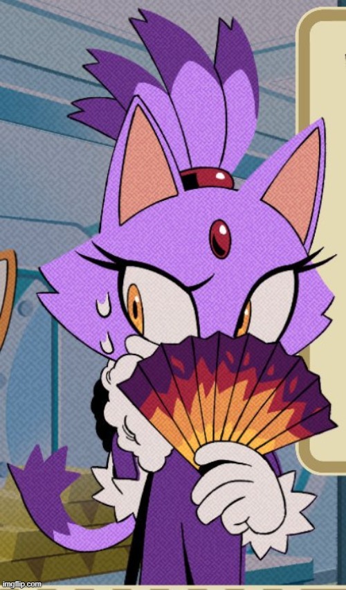 blaze sweating | image tagged in blaze sweating | made w/ Imgflip meme maker