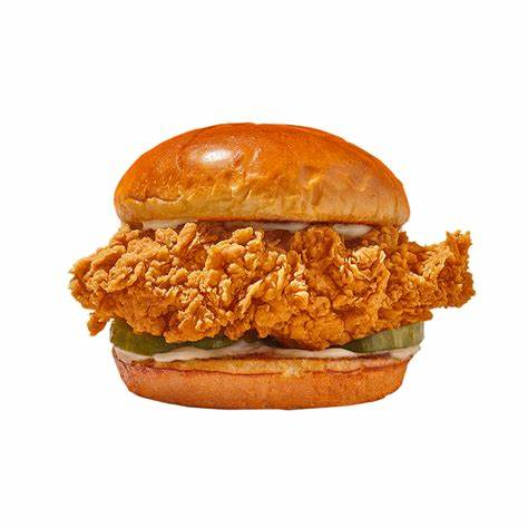 High Quality popeyes chicken sandwitch transparent Blank Meme Template
