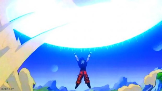 Spirit bomb | image tagged in spirit bomb | made w/ Imgflip meme maker