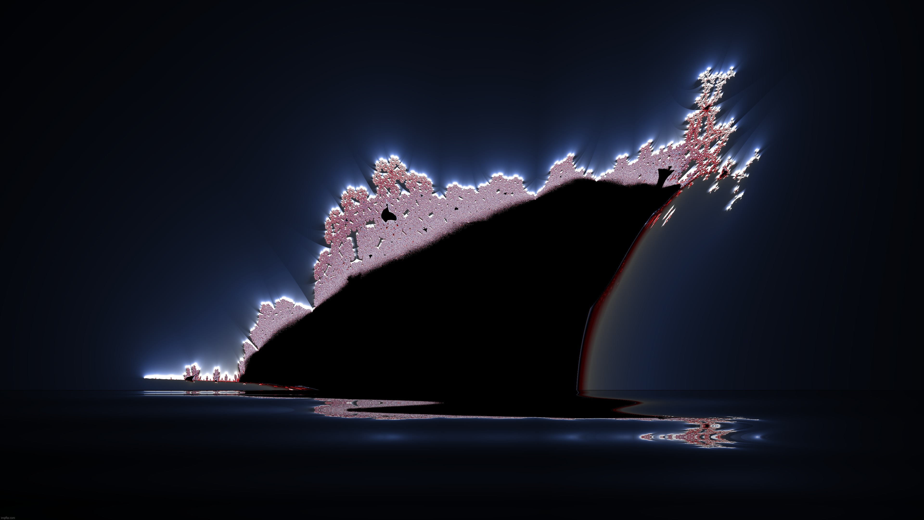 "Sinking Ship" - a Burning Ship render | made w/ Imgflip meme maker