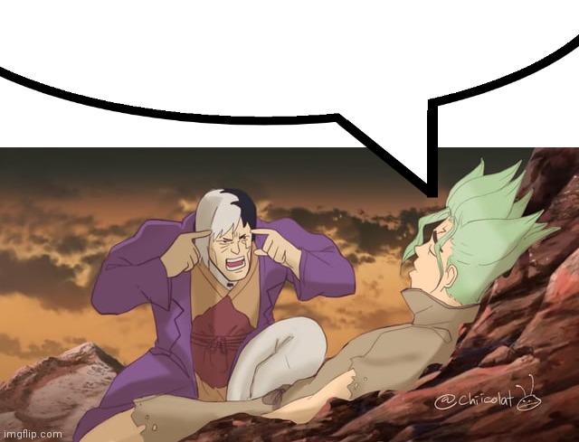 Think Senku Think! | image tagged in think senku think | made w/ Imgflip meme maker