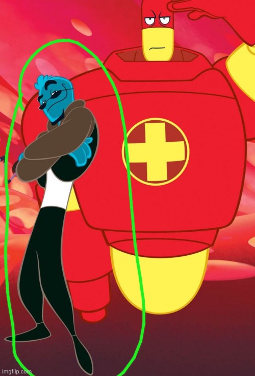 Osmosis Jones and Drix | image tagged in osmosis jones and drix | made w/ Imgflip meme maker