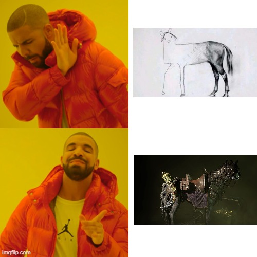 D4 Pleb Horses vs Ashava Chad's | image tagged in memes,drake hotline bling | made w/ Imgflip meme maker