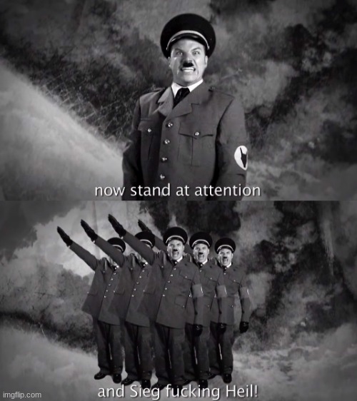 Now stand at attention | image tagged in now stand at attention | made w/ Imgflip meme maker