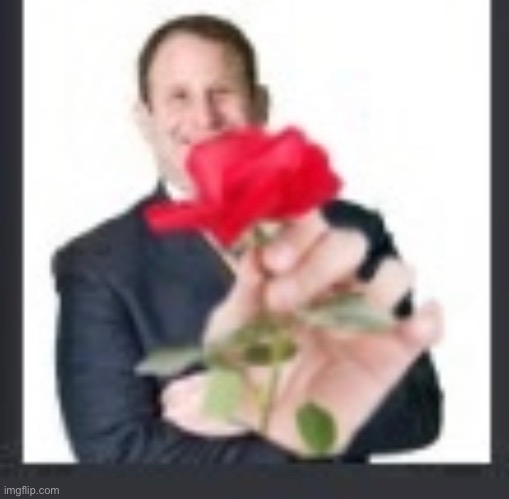 Alister with Rose | made w/ Imgflip meme maker