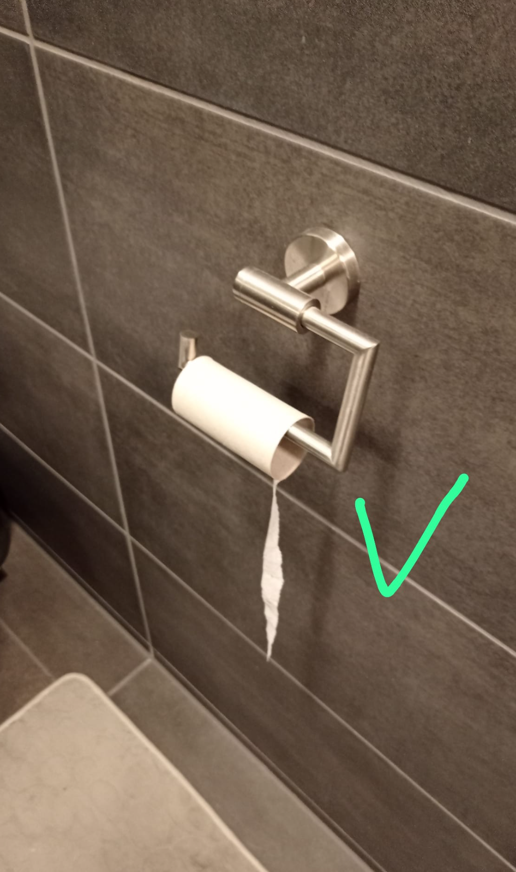 High Quality toiletpaper check Blank Meme Template