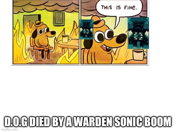 Warden | D.O.G DIED BY A WARDEN SONIC BOOM | made w/ Imgflip meme maker