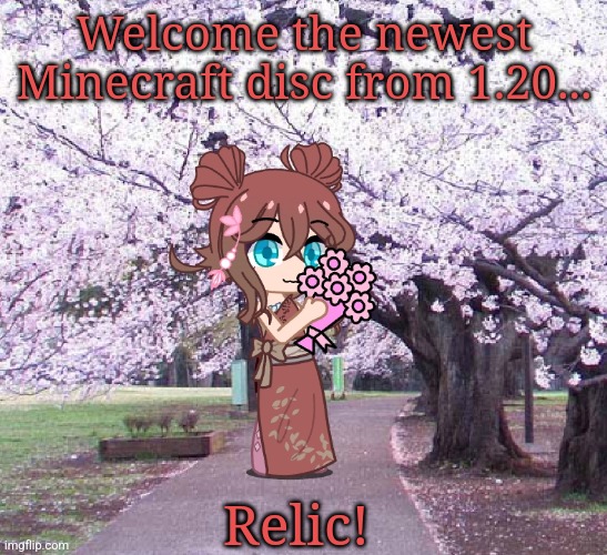 My personal favorite | Welcome the newest Minecraft disc from 1.20... Relic! | made w/ Imgflip meme maker