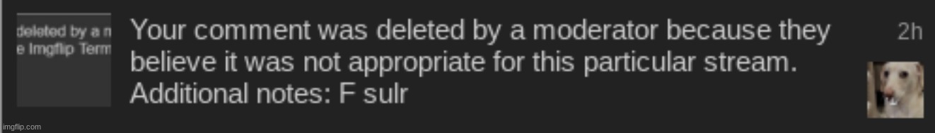 on a post where somebody said multiple slurs that didnt get deleted | made w/ Imgflip meme maker
