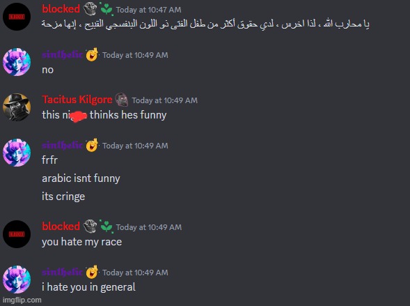 bro keeps typing in arabic and its annoying fr | made w/ Imgflip meme maker