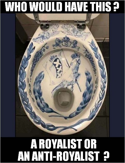 You Decide ... | WHO WOULD HAVE THIS ? A ROYALIST OR AN ANTI-ROYALIST  ? | image tagged in antique,toilet,royalist,anti-royals,you decide,dark humour | made w/ Imgflip meme maker