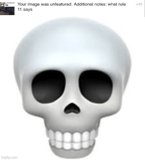 bruh | image tagged in skull | made w/ Imgflip meme maker