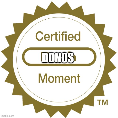 Certified bruh moment | DDNOS | image tagged in certified bruh moment | made w/ Imgflip meme maker