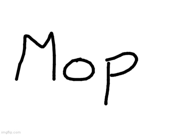Here's my signature (lol) | image tagged in mop | made w/ Imgflip meme maker