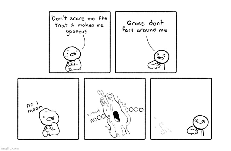 The fart monster | image tagged in fart,monster,comics,comic,comics/cartoons,gaseous | made w/ Imgflip meme maker