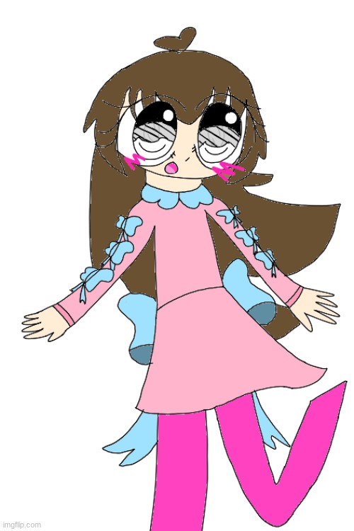 Latest drawing <3 (i forgot to color her eyes) | image tagged in drawing | made w/ Imgflip meme maker
