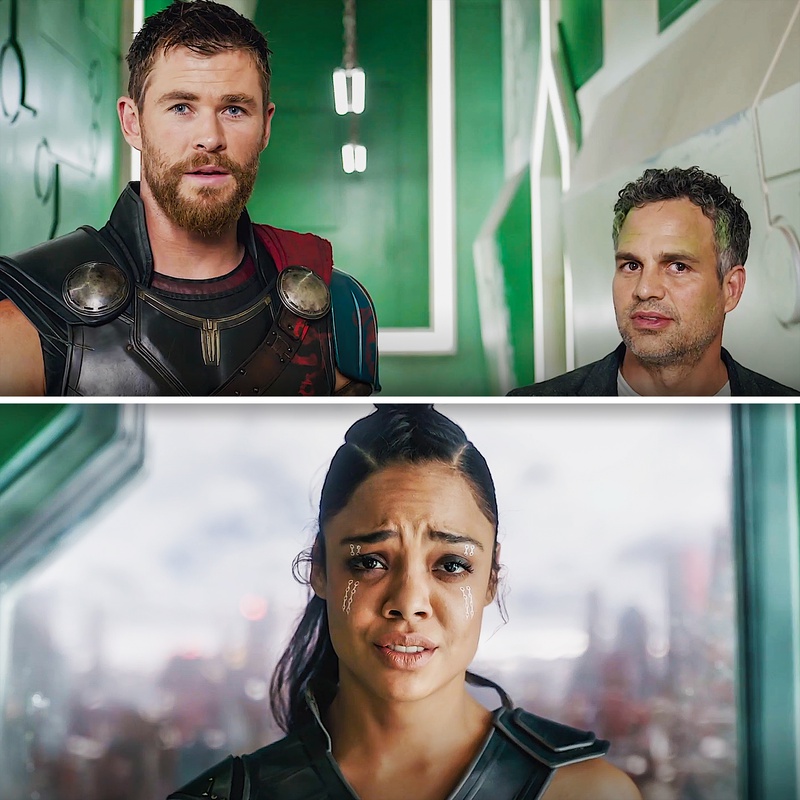 Thor valkyrie hulk Blank Meme Template