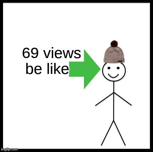 Be Like Bill Meme | 69 views be like | image tagged in memes,be like bill | made w/ Imgflip meme maker
