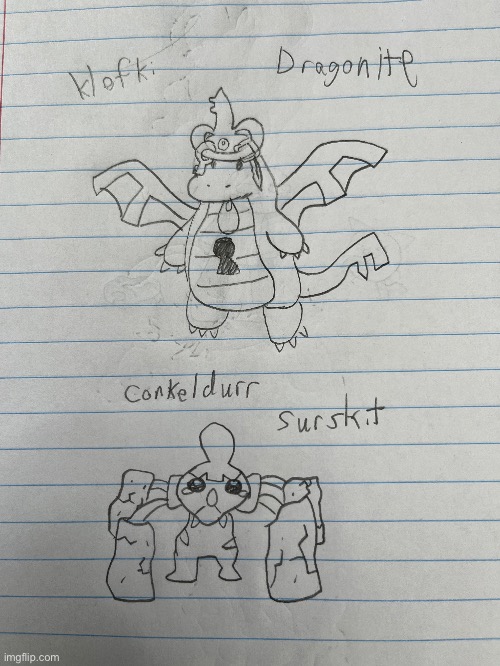 I drew Pokémon fusions | image tagged in pokemon fusion,drawing | made w/ Imgflip meme maker