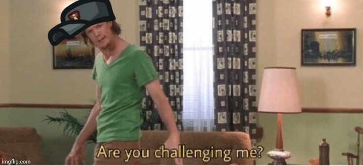 are you challenging me | image tagged in are you challenging me | made w/ Imgflip meme maker