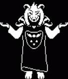 Asriel Shrug Blank Meme Template