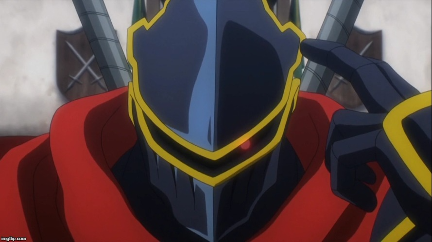 Momon as Ainz Blank Meme Template