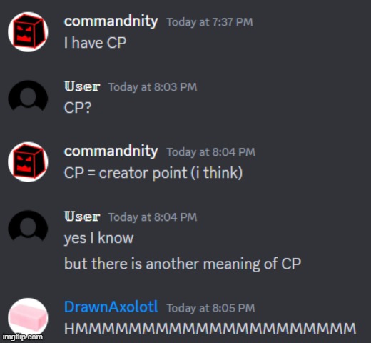 i think i found thp | made w/ Imgflip meme maker
