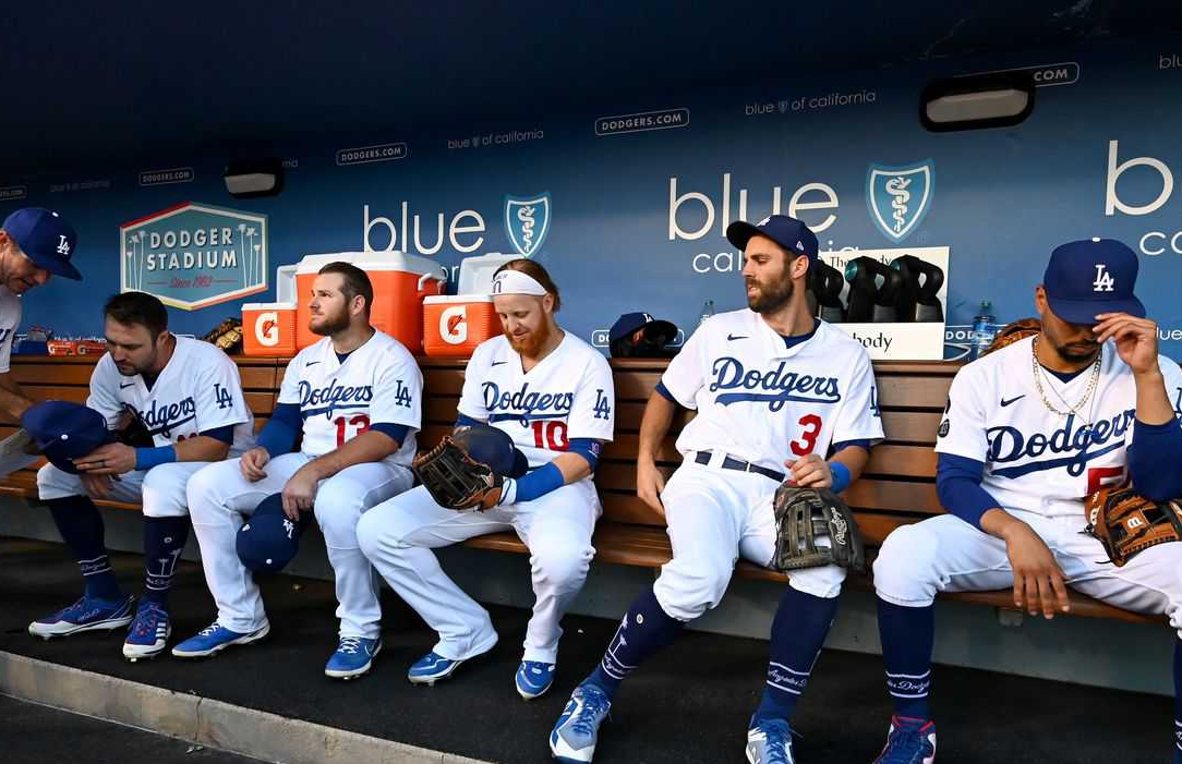 High Quality Dodgers Dugout Blank Meme Template