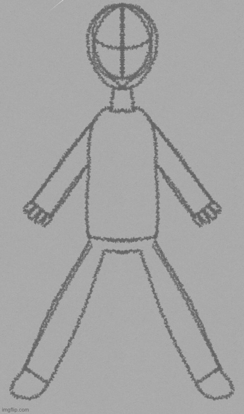 goofy sketch I made while messing around with the symmetry tool | made w/ Imgflip meme maker
