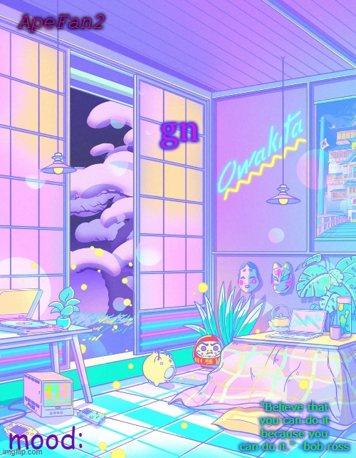 dead chat | gn | image tagged in apefan2 announcement temp | made w/ Imgflip meme maker