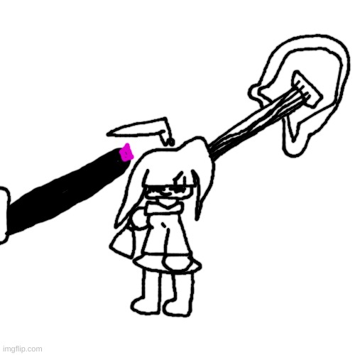 comission i did for .emori #0012 on discord (yes, the eye is bulging out like a cartoon) | made w/ Imgflip meme maker