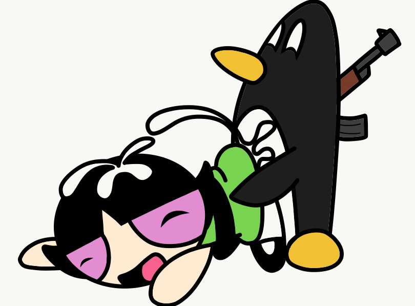 a cute Penguin Blank Meme Template