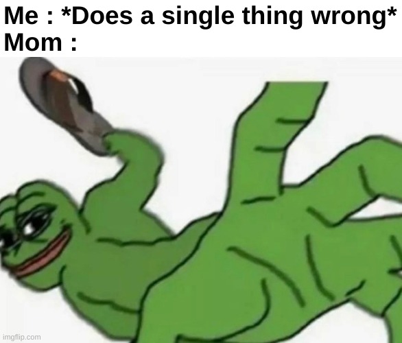 "Failure" | Me : *Does a single thing wrong*
Mom : | image tagged in memes,funny,relatable,moms,frog slap,front page plz | made w/ Imgflip meme maker