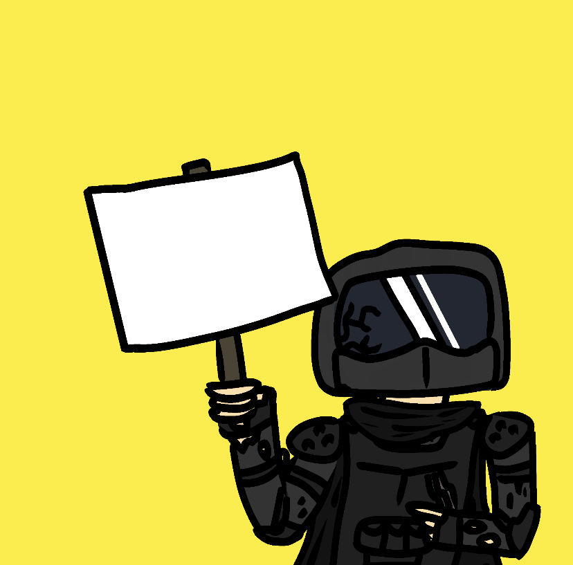 High Quality Phantom Has A Sign Blank Meme Template