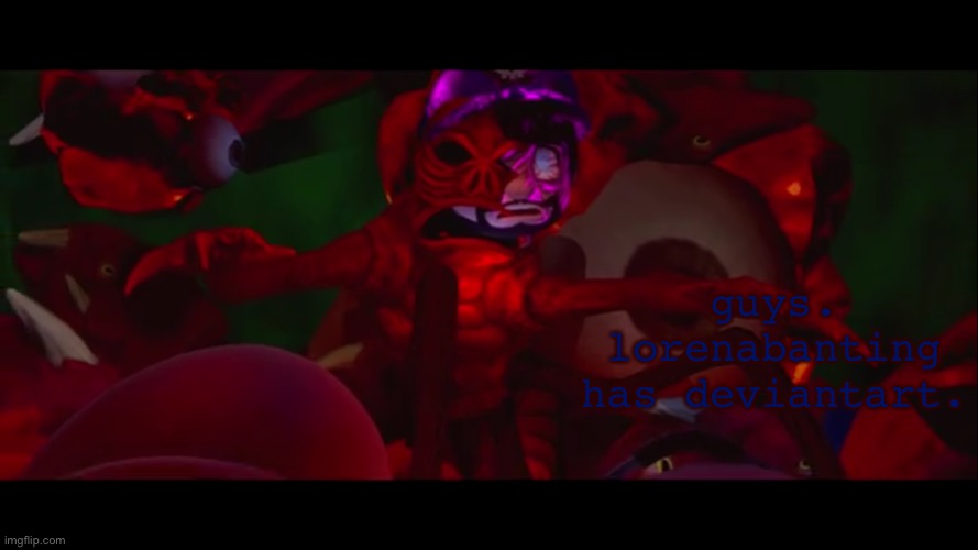 https://deviantart.com/lorenabanting | guys. lorenabanting has deviantart. | image tagged in naur what happened to smg3 | made w/ Imgflip meme maker