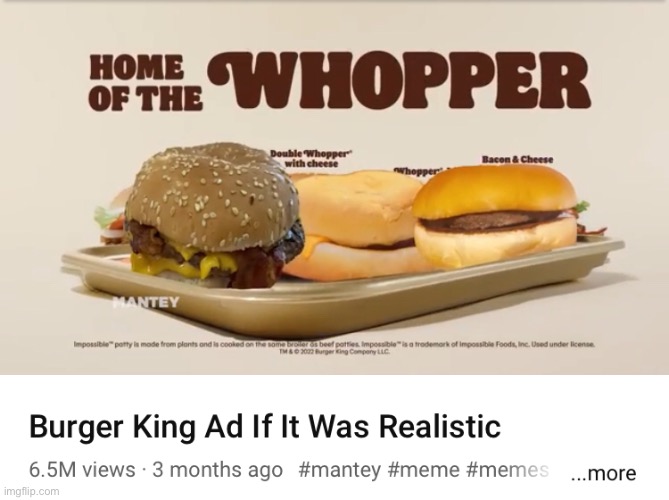 #1,360 | image tagged in burger king,whopper,burger,memes,funny,xd | made w/ Imgflip meme maker