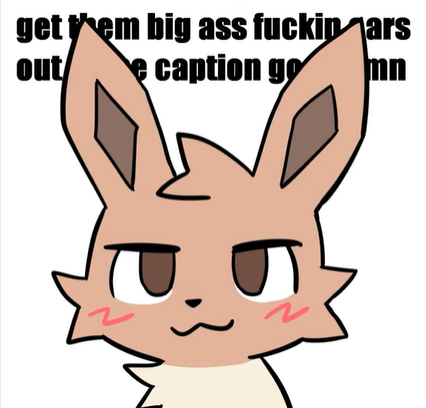 Boykisser Eevee Blank Meme Template