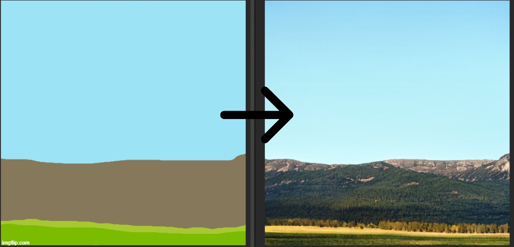 nvidia canvas scary | made w/ Imgflip meme maker