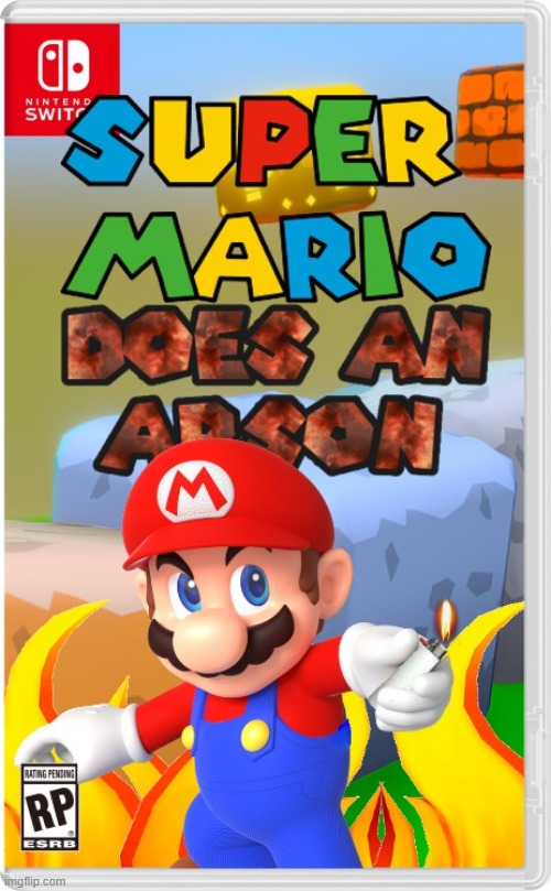 Cool game i made | image tagged in mario,switch,nintendo,fake | made w/ Imgflip meme maker