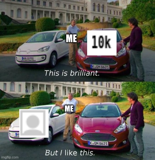 a bit late but I finally got 10000 points | ME; ME | image tagged in this is brilliant but i like this,10000 points | made w/ Imgflip meme maker